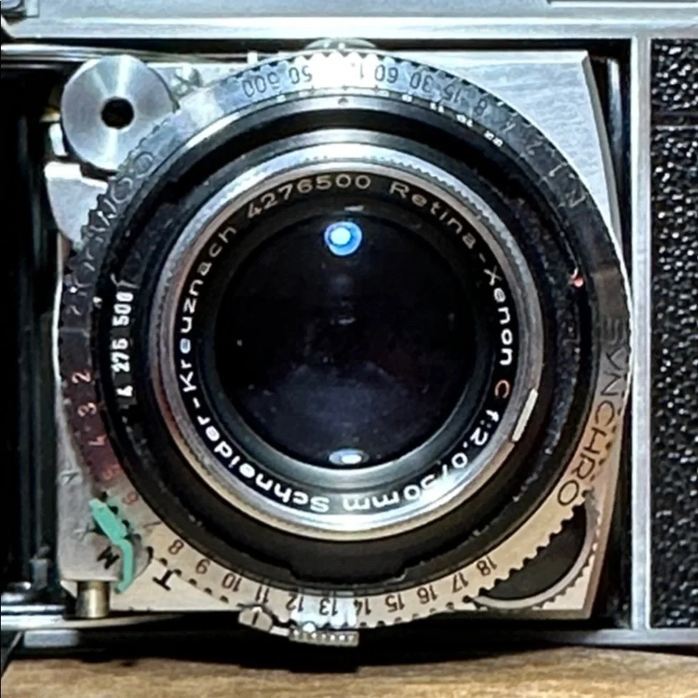 KODAK Retina IIIc Rangefinder Camera + Case + Manual